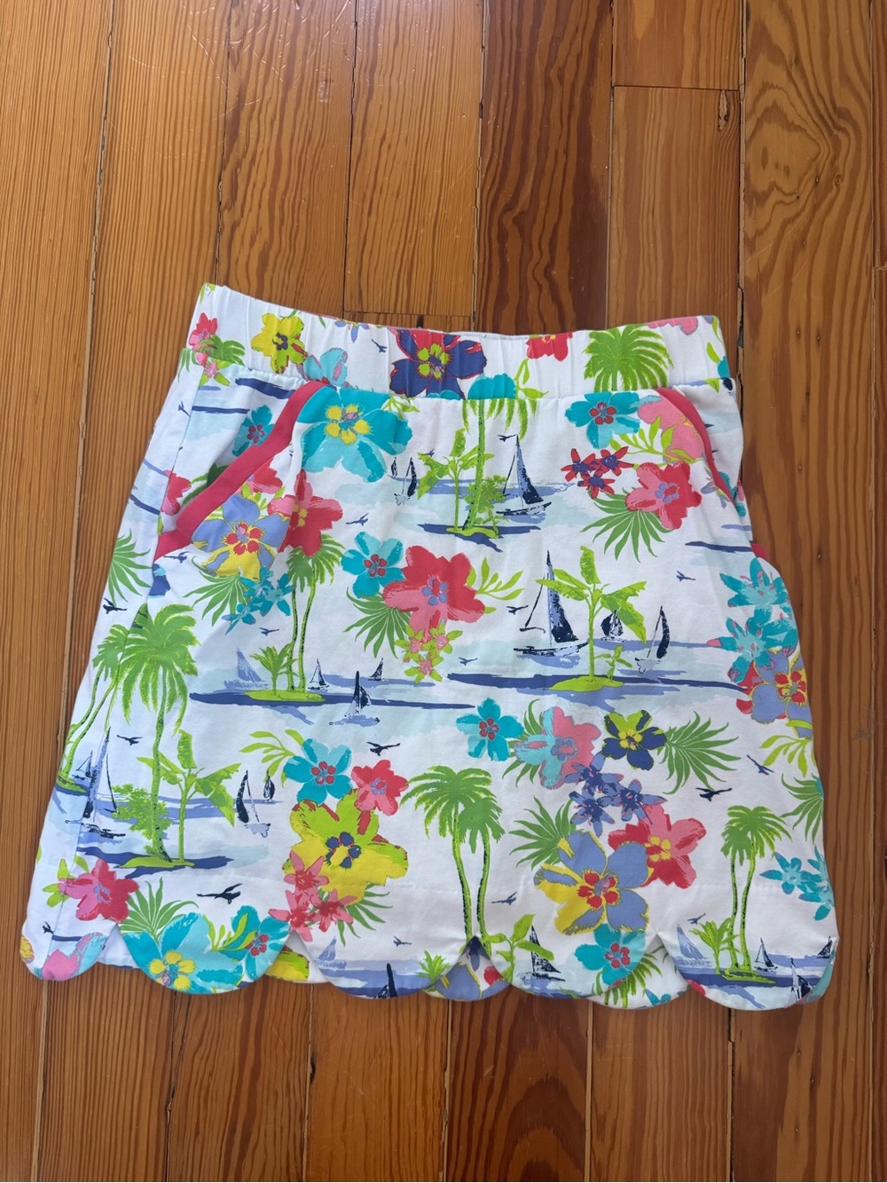 Ana Clare Floral Print Skort